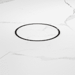 NERO 130mm Round Tile Insert Floor Waste 100mm Outlet - Image 2