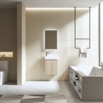 Mini 460 Powder Room Vanity in Oak