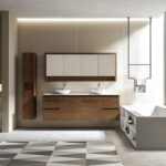 Shirly 1800 Vanity in Walnut