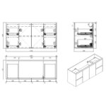 Shirly 1200 Vanity in Vintage Oak - Image 3
