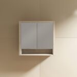 Venice 750 Mirror Cabinet in Oak