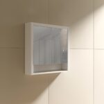 Venice 750 Mirror Cabinet in Matt White - Image 2