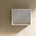Venice Mirror Cabinet 900mm Matt White