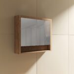 Venice 900 Mirror Cabinet in Vintage Oak - Image 2