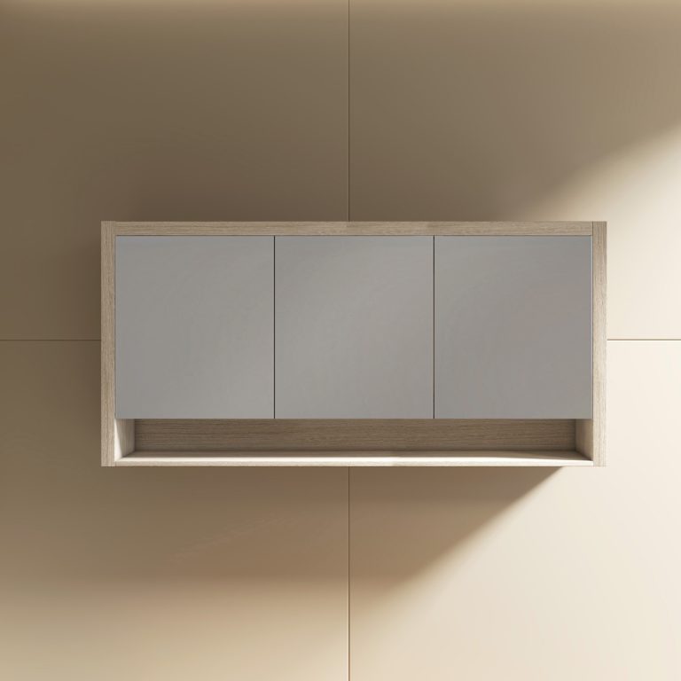 Venice 1500 Mirror Cabinet in Oak