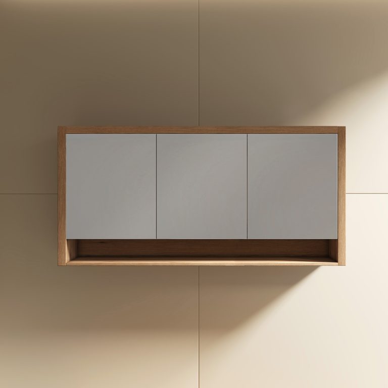 Venice Mirror Cabinet 1500mm Vintage Oak