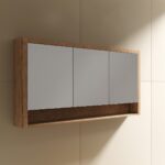 Venice 1500 Mirror Cabinet in Vintage Oak - Image 2