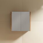 Tiana 750 Mirror Cabinet in Vintage Oak