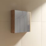 Tiana 750 Mirror Cabinet in Vintage Oak - Image 2