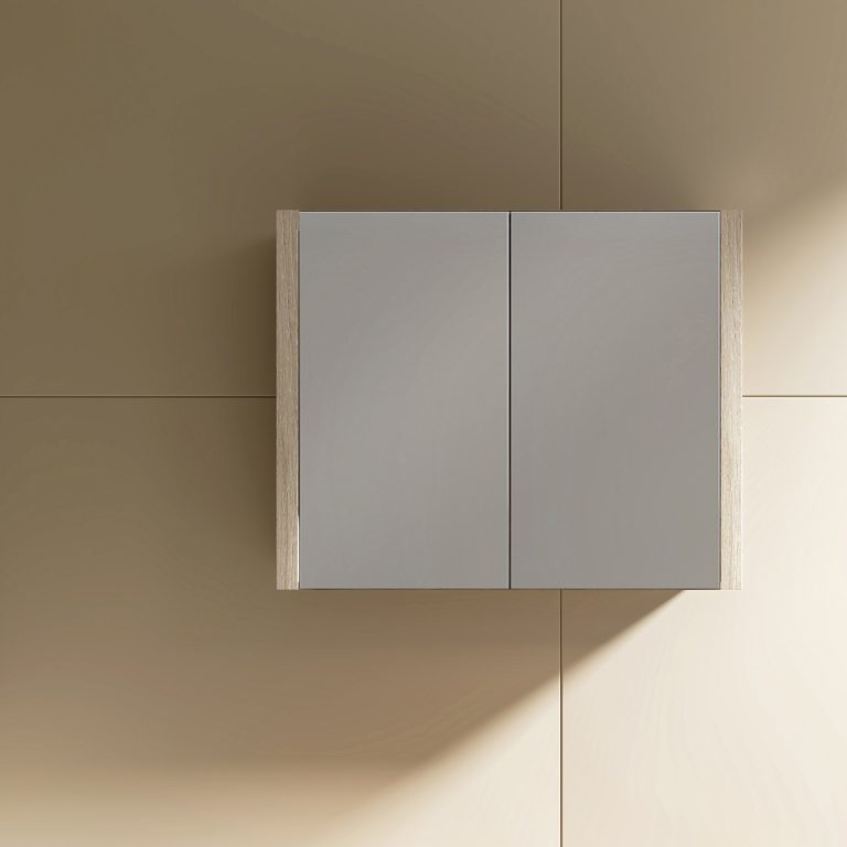 Tianna Mirror Cabinet 900mm Oak