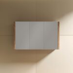 Tiana 1200 Mirror Cabinet in Vintage Oak