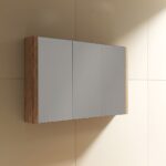 Tiana 1200 Mirror Cabinet in Vintage Oak - Image 2