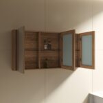 Tiana 900 Mirror Cabinet in Vintage Oak - Image 3