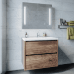 REMER Amber LED Mirror Cabinet - Image 2