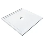 SMC Shower Base 90x90cm Centre Outlet
