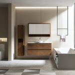 Britney 1200 Vanity in Walnut