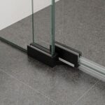 Frameless Pivot Door Shower Screen & Return - Image 6