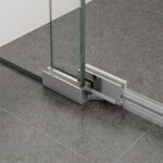 Frameless Pivot Door Shower Screen & Return - Image 7
