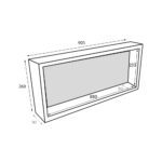 Radiant Therman Niche RSN04 905x260x90mm