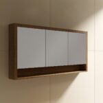 Venice 1500 Mirror Cabinet in Walnut - Image 2