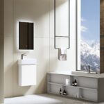 Mini 460 Powder Room Vanity in White - Image 2