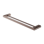 NERO Bianca Double Towel Rail 600mm - Image 7