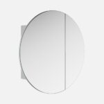 Natasha Round PVC Mirror Cabinet 800mm