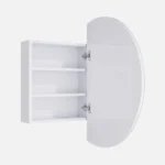 Natasha Round PVC Mirror Cabinet 800mm - Image 3