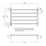 Radiant Heated Round Ladder RTR07 950 x 600mm - Image 3