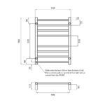 Radiant Heated Round Ladder RTR530 530 x 700mm - Image 4
