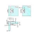 Nero Over-Panel Glass to Glass Fitting (10mm Glass) - Image 8