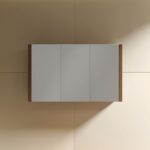 Tiana 1200 Mirror Cabinet in Walnut