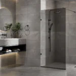 Platinum Grey Walk-in Shower Panel