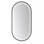 RADIANT OLËK Oval Frontlit Framed LED Mirror