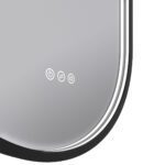 RADIANT OLËK Oval Frontlit Framed LED Mirror - Image 2