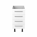 Q range 4 Drawer Base Unit 450mm - Image 4