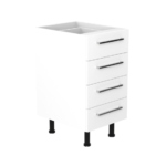 Q range 4 Drawer Base Unit 450mm