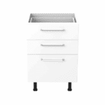 Q range 3 Drawer Base Unit 600mm - Image 4
