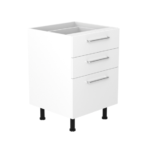 Q range 3 Drawer Base Unit 600mm