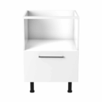 Q range Microwave Cabinet with Drawer 600mm - Image 4