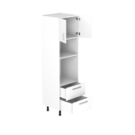 Q range Wall Oven & Microwave Cabinet with 2 Drawers 600mm - Image 3