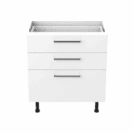 Q range 3 Drawer Base Unit 800mm - Image 4