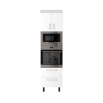 Q range Wall Oven & Microwave Cabinet with 2 Drawers 600mm - Image 2