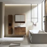 Shirly 900 Vanity in Walnut