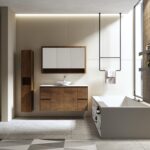 Shirly 1200 Vanity in Walnut