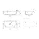 Doros Stone Undermount Basin 530x320x168mm - Image 7