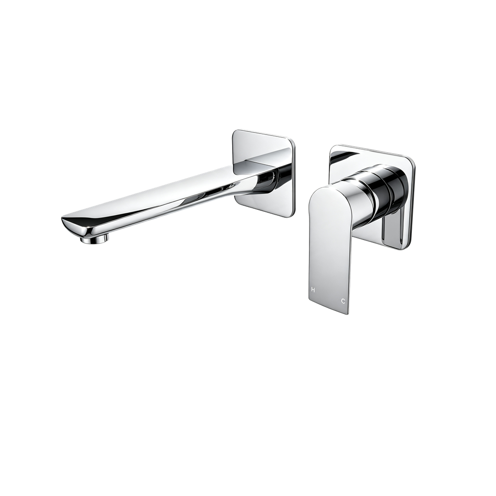 105111bCH Vibe Wall Basin Mixer Sparate Back Plate - Image 1
